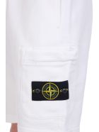 Stone Island Shorts In White Cotton Stone Island Shorts In White Cotton - white