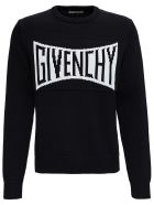 Givenchy Black Jersey Sweater With Front Logo Givenchy Black Jersey Sweater With Front Logo - Black