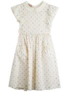 Gucci Gg Polka Dot Cotton Dress Gucci Gg Polka Dot Cotton Dress - White