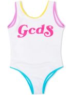 GCDS One Piece Swimsuit With Print GCDS One Piece Swimsuit With Print - Bianco