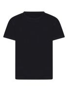 Armani Collezioni Blue T-shirt For Boy With Eagle Armani Collezioni Blue T-shirt For Boy With Eagle - Blue