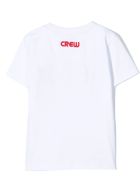 GCDS White Cotton T-shirt GCDS White Cotton T-shirt - Bianco