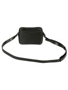 Saint Laurent Logo Front Pocket Top Zip Shoulder Bag Saint Laurent Logo Front Pocket Top Zip Shoulder Bag - Black