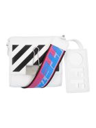 Off White Mini Lipstick Credit Card Diad Pouch Off-White Off White Mini Lipstick Credit Card Diad Pouch - WHITE