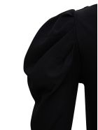 Alexander McQueen Black Sweetheart Bodysuit In Viscose Blend Alexander McQueen Black Sweetheart Bodysuit In Viscose Blend - Black