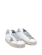 Golden Goose Hi Star Sneakers In White Leather Golden Goose Hi Star Sneakers In White Leather - Bianca