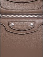 Balenciaga Neo Classic City Handbag In Taupe Colored Hammered Leather Balenciaga Neo Classic City Handbag In Taupe Colored Hammered Leather - Beige