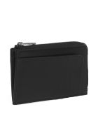 Alexander McQueen Logo Leather Card Holder Alexander McQueen Logo Leather Card Holder - Black