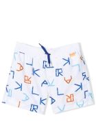 Karl Lagerfeld Kids Swimsuit With Print Karl Lagerfeld Kids Swimsuit With Print - Multicolor