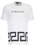 Versace Greek Key Cotton T-shirt Versace Greek Key Cotton T-shirt - White