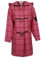 Duffle Check Coat Patou Duffle Check Coat - Pink