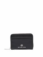 MICHAEL Michael Kors Jet Set Wallet In Black Leather With Logo MICHAEL Michael Kors Jet Set Wallet In Black Leather With Logo - Black