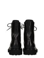 Officine Creative Ultimate 003 Combat Boots In Black Leather Officine Creative Ultimate 003 Combat Boots In Black Leather - black