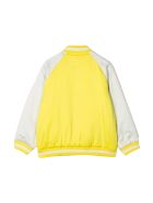 Stella McCartney Kids Reversible Multicolor Bomber Jacket With Applications Stella McCartney Kids Reversible Multicolor Bomber Jacket With Applications - GREEN/YELLOW