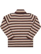 Gucci Brown Turtleneck For Baby Boy With Logo Gucci Brown Turtleneck For Baby Boy With Logo - Brown