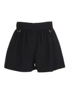 Woman Black Shorts In Grain De Poudre Wool Givenchy Woman Black Shorts In Grain De Poudre Wool