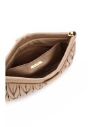 Miu Miu Quilted Nappa Clutch Miu Miu Quilted Nappa Clutch - Beige