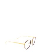 Bottega Veneta Bottega Veneta Bv1017o Burgundy & Gold Glasses Bottega Veneta Bottega Veneta Bv1017o Burgundy & Gold Glasses - Burgundy & Gold