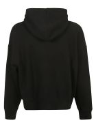 Palm Angels Daisy Logo Hoodie Palm Angels Daisy Logo Hoodie - Nero e Bianco