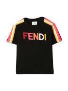 Fendi Black T-shirt Fendi Black T-shirt - Nero/rosa