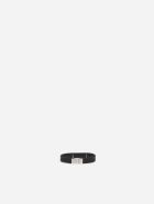 Saint Laurent Opyum Black Silver Leather Bracelet Saint Laurent Opyum Black Silver Leather Bracelet - Black