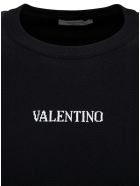 Valentino Viscose Sweater With Logo Valentino Viscose Sweater With Logo - Black