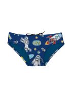 Astronauts Print Boy's Swim Briefs MC2 Saint Barth Astronauts Print Boy's Swim Briefs