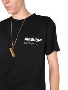T-shirt With Logo Print AMBUSH T-shirt With Logo Print - BLACK TOFU