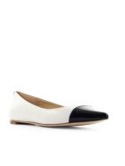 Michael Kors Carissa Ivory Black Ballet Flat Michael Kors Carissa Ivory Black Ballet Flat - Ivory / Black