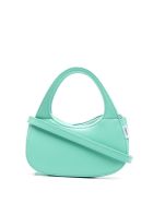 Coperni Swipe Baguette Leather Handbag Coperni Swipe Baguette Leather Handbag - Green