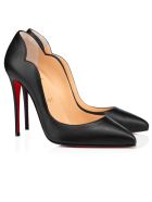 Christian Louboutin Black Leather Hot Chick Pumps Christian Louboutin Black Leather Hot Chick Pumps - BLACK