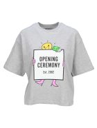 Opening Ceremony Light Bulb Box Logo Print T-shirt Opening Ceremony Light Bulb Box Logo Print T-shirt - Grigio