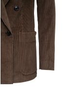 Mauro Grifoni Double-breasted Brown Velvet Blazer Mauro Grifoni Double-breasted Brown Velvet Blazer - Brown