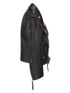 RED Valentino Lambskin Biker With Studs RED Valentino Lambskin Biker With Studs - Black
