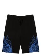 Marcelo Burlon Wings-print Track Shorts Marcelo Burlon Wings-print Track Shorts - Nero