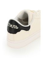 HERON PRESTON Vulcanized Low Top Sneakers HERON PRESTON Vulcanized Low Top Sneakers - WHITE BLACK (White)