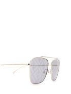 Fendi Eyewear Fendi Ff 0406/s Silver Sunglasses Fendi Eyewear Fendi Ff 0406/s Silver Sunglasses - Silver
