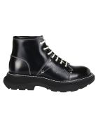 Alexander McQueen Black Leather Tread Boots Alexander McQueen Black Leather Tread Boots - Nero
