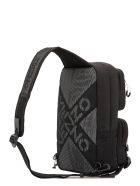 Kenzo One Shoulder Loged Backpack Kenzo One Shoulder Loged Backpack - BLACK