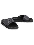 Moncler Fantine Leather Sandals Moncler Fantine Leather Sandals - Nero
