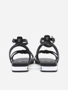 MICHAEL Michael Kors Brinkley Leather Sandals MICHAEL Michael Kors Brinkley Leather Sandals - Black