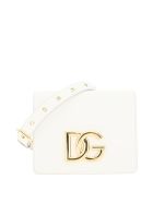 Crossbody Bag With Logo Dolce & Gabbana Crossbody Bag With Logo - Bianco