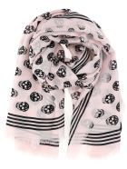 Foulard Alexander McQueen Foulard - Pink/black