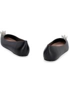 Leather Pointy-toe Ballet Flats Alexander McQueen Leather Pointy-toe Ballet Flats - Black/silver
