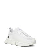 Dolce & Gabbana Chunkyn Leather Sneakers With Logo Dolce & Gabbana Chunkyn Leather Sneakers With Logo - White