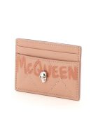 Graffiti Logo Cardholder Alexander McQueen Graffiti Logo Cardholder - Rosa