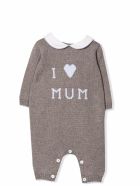 Little Bear I Love Mum Onesie Little Bear I Love Mum Onesie - Tortora-cielo