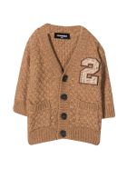 Dsquared2 Newborn Sand Cardigan Dsquared2 Newborn Sand Cardigan - Beige