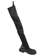 Rick Owens Leather Boots Rick Owens Leather Boots - Black
