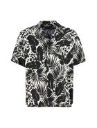 Printed Silk Shirt Saint Laurent Printed Silk Shirt - Gesso/Nero